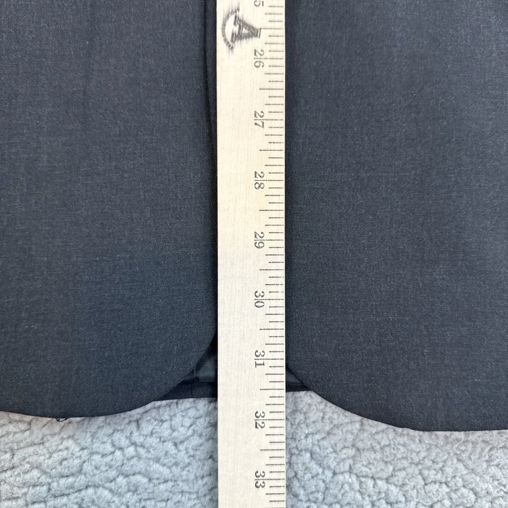 Lanificio Di Cernusco Wool Blend Blazer Men 42R Black‎ 3 Button Made in Italy